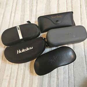 Bundle of 5 sunglasses cases, gant, vernon gantry, Ray-Ban